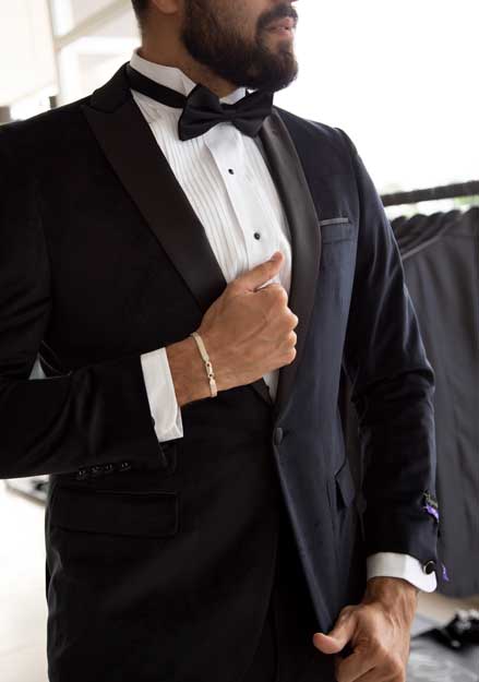 Tuxedo negro velvet