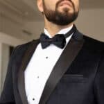 Tuxedo negro velvet