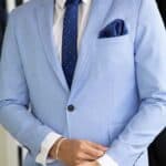 Skyblue suit