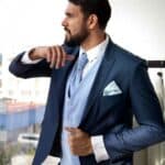 Blue suit