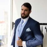 Blue suit