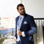 Blue suit