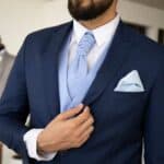 Blue suit