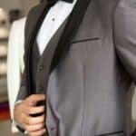 Tuxedo gris oscuro